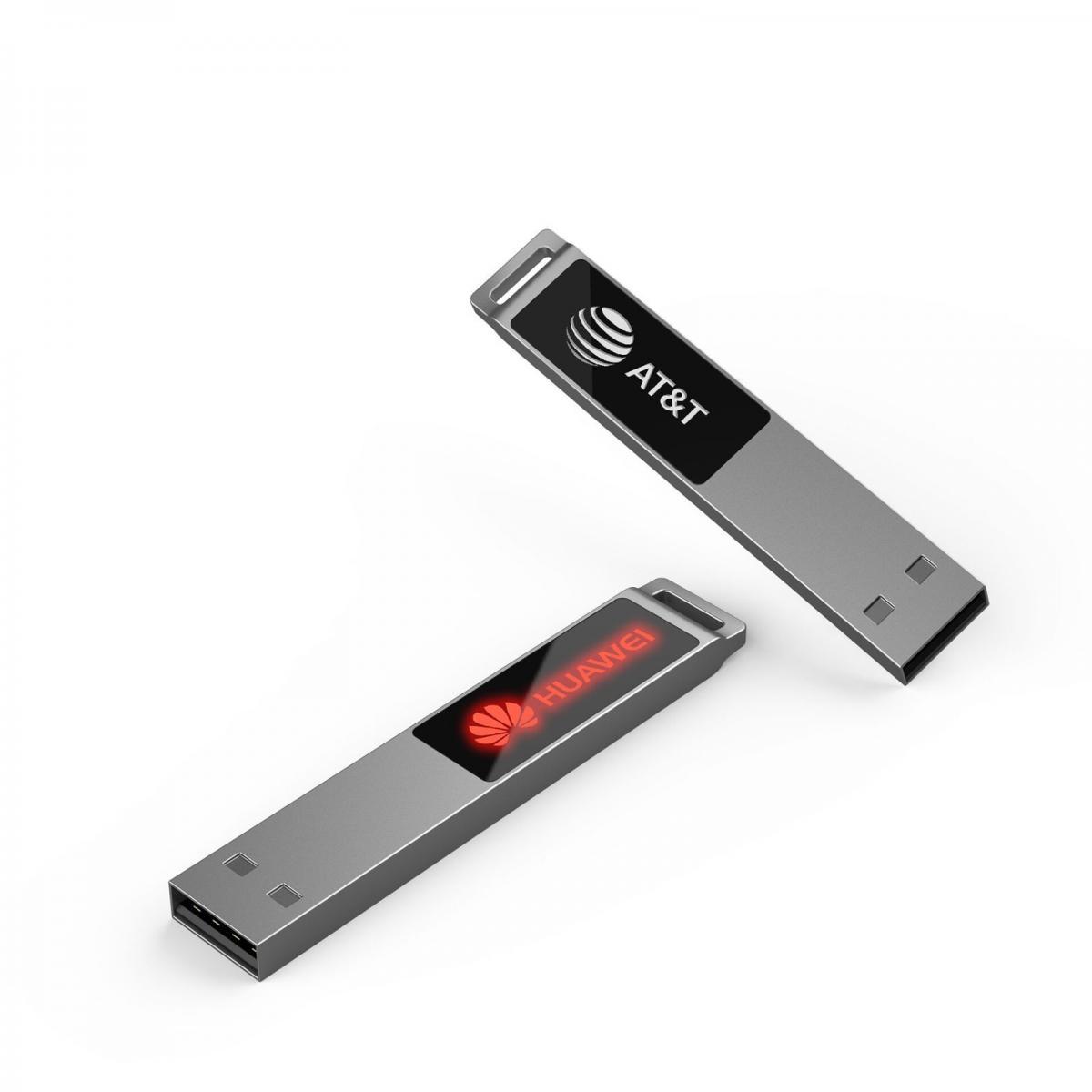 Beyaz Led Işıklı USB Bellek 32GB